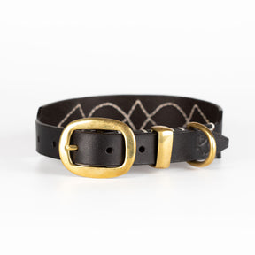 Leather Dog Collars Australia | Rosie Leather Collar | Caniche Collars