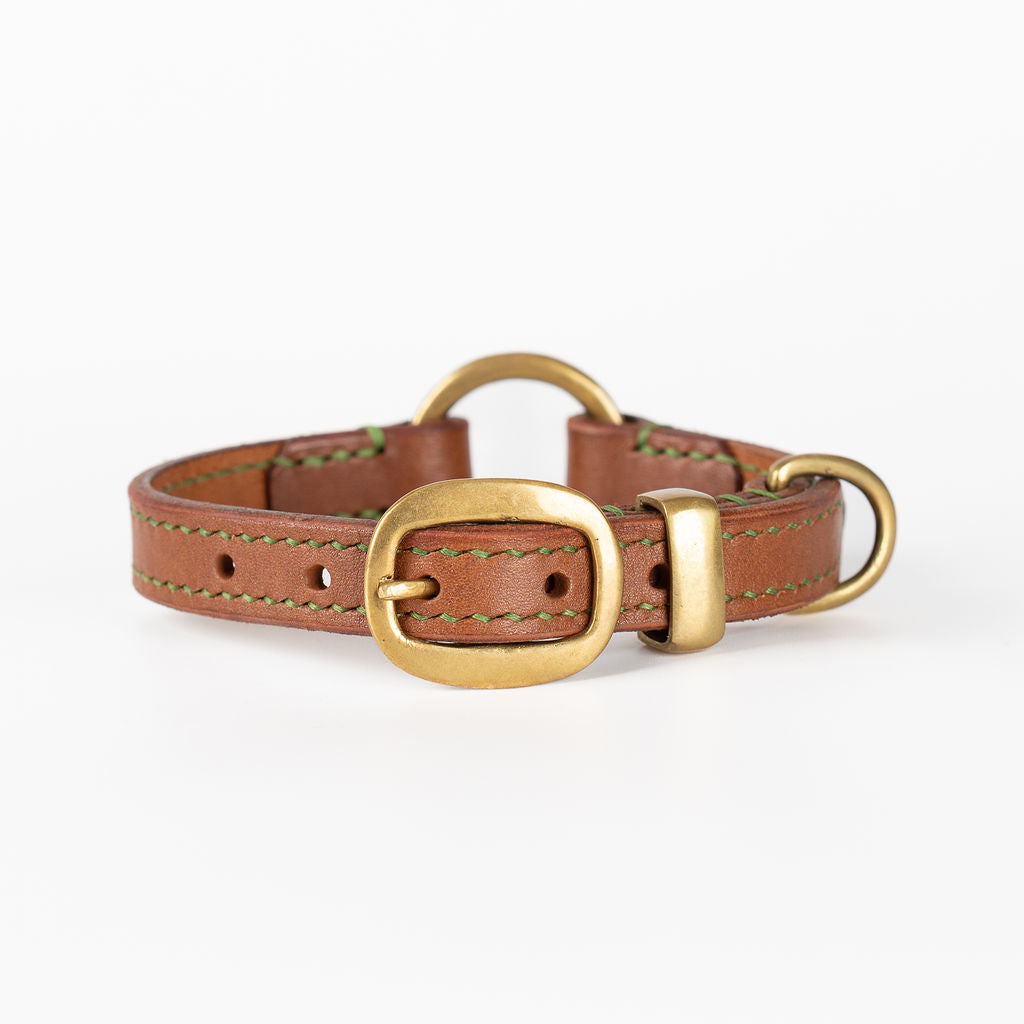 Leather Dog Collars | Leather Ralph Collar | Caniche Collars